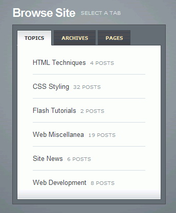 http://nettuts.com/html-css-techniques/how-to-create-a-slick-tabbed-content-area/